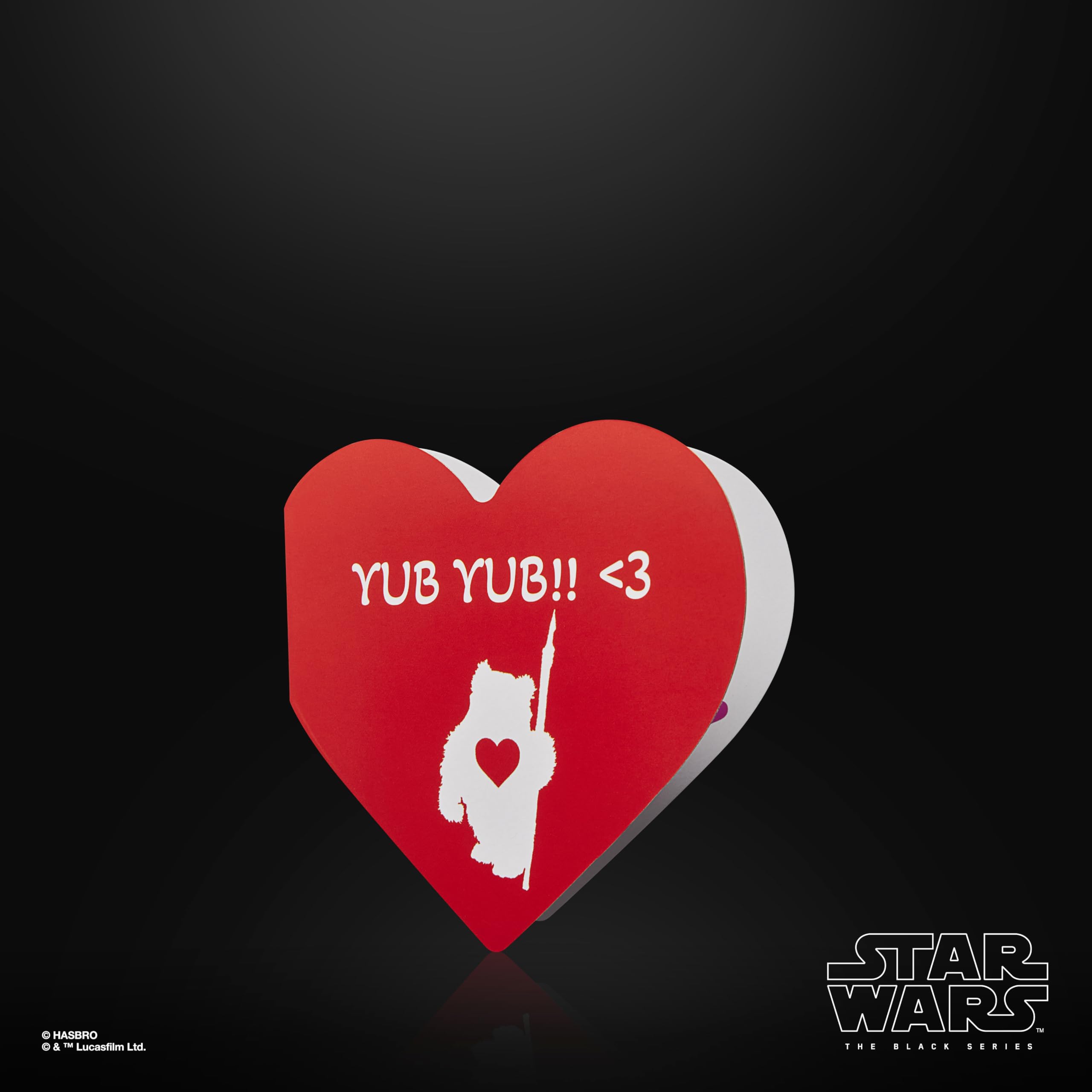 Star Wars The Black Series Ewok Valentine’s Day Edition Action Figure | 6-inch Scale | Hasbro 6