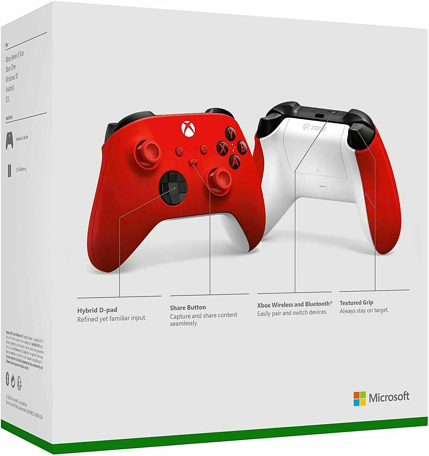 Xbox Wireless Controller – Pulse Red für Xbox Series X|S, Xbox One, PC, Android 4