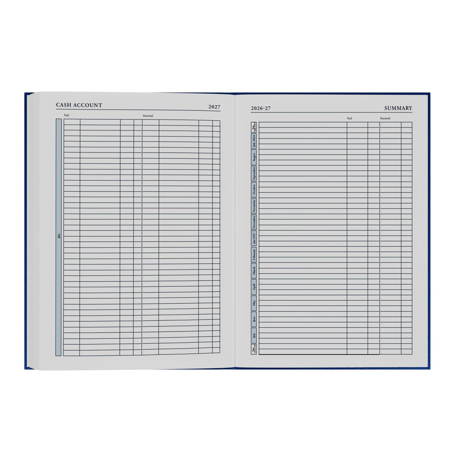 Collins 2026-2027 Mid/Academic Year A4 Day-to-Page Appointment Book & Planner | Red Hardcover 3