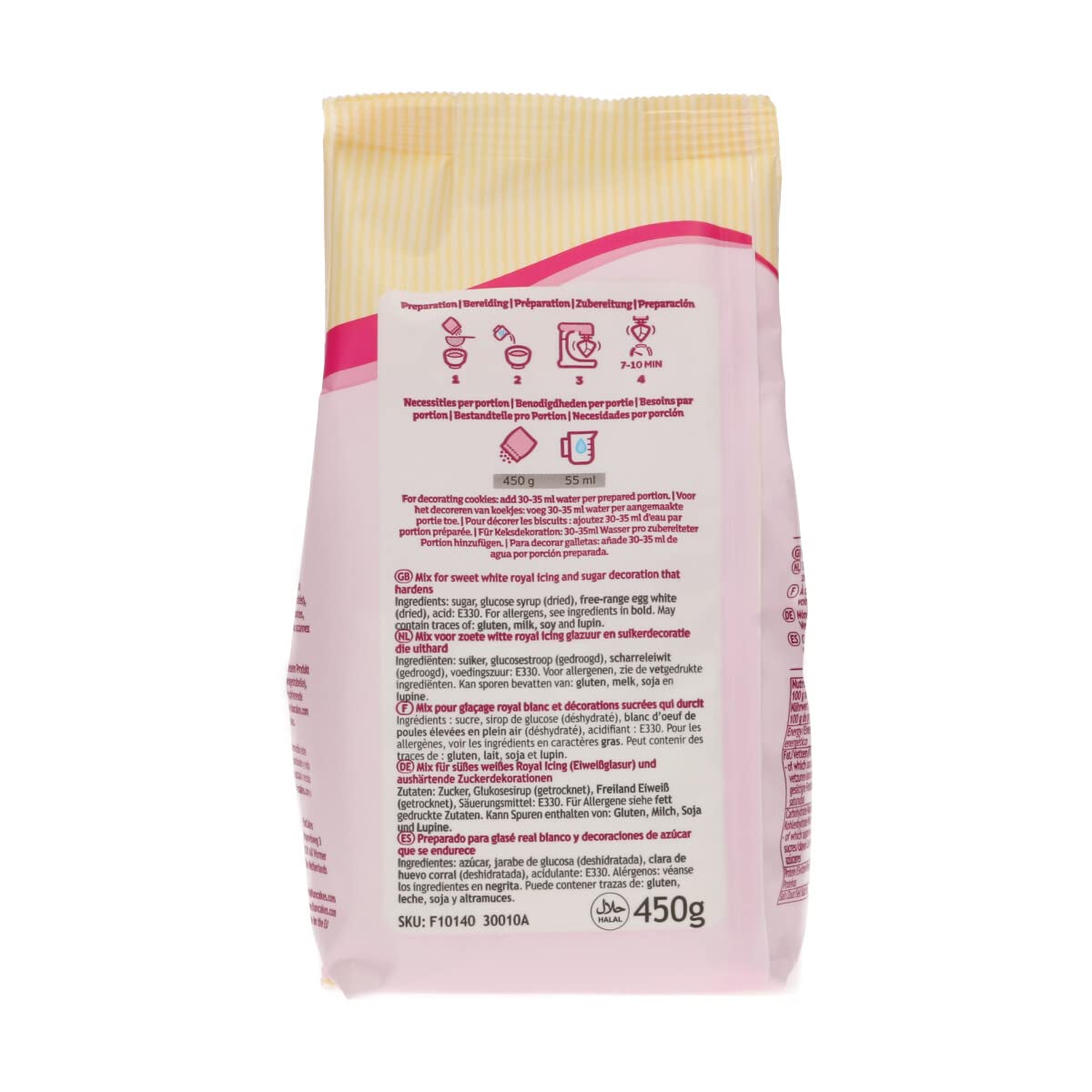 FunCakes Mix for Royal Icing - Easy to Use for Cake & Cookie Decorating | 450g 6