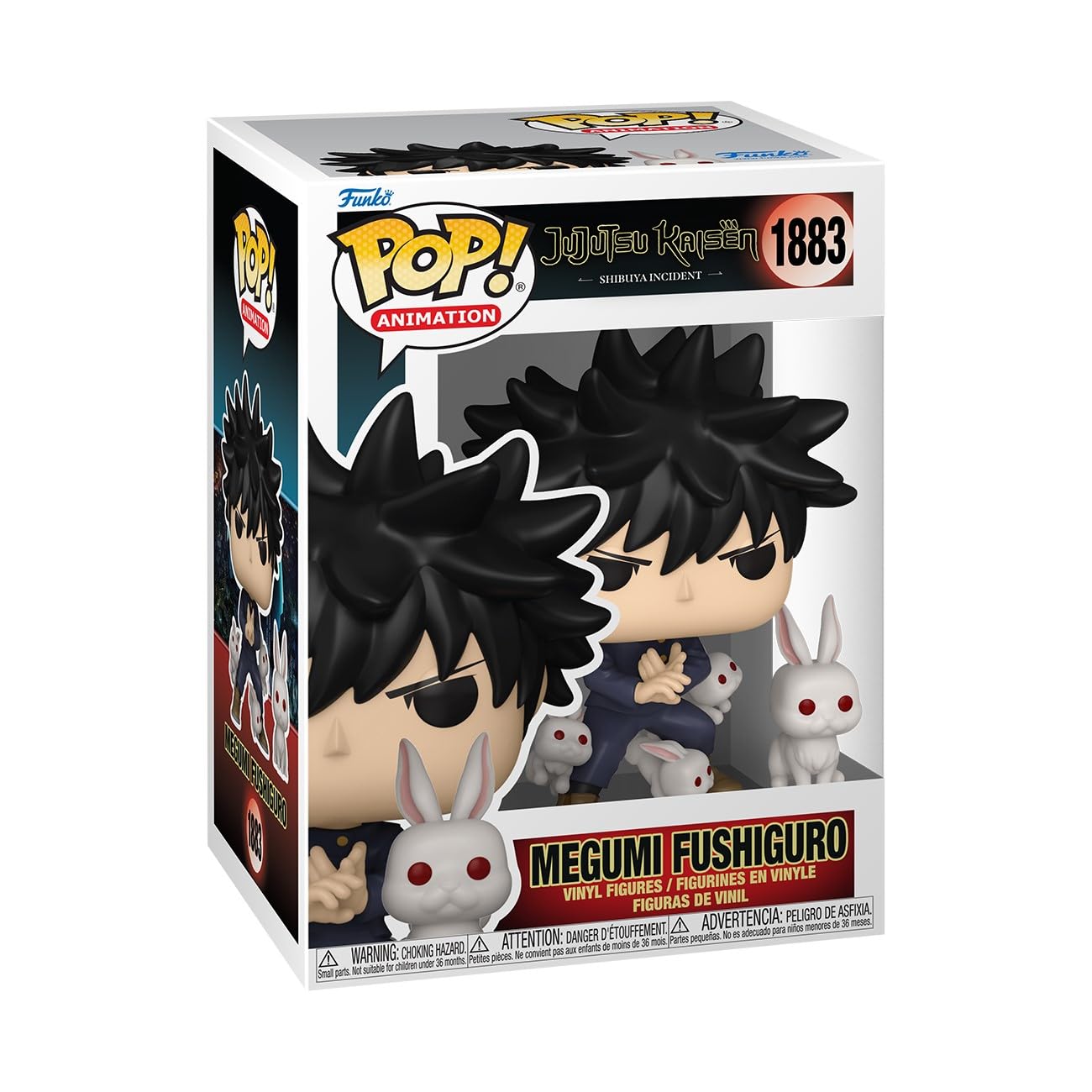 Funko Pop! Animation Jujutsu Kaisen - Megumi Fushiguro with Rabbit Vinyl Figure