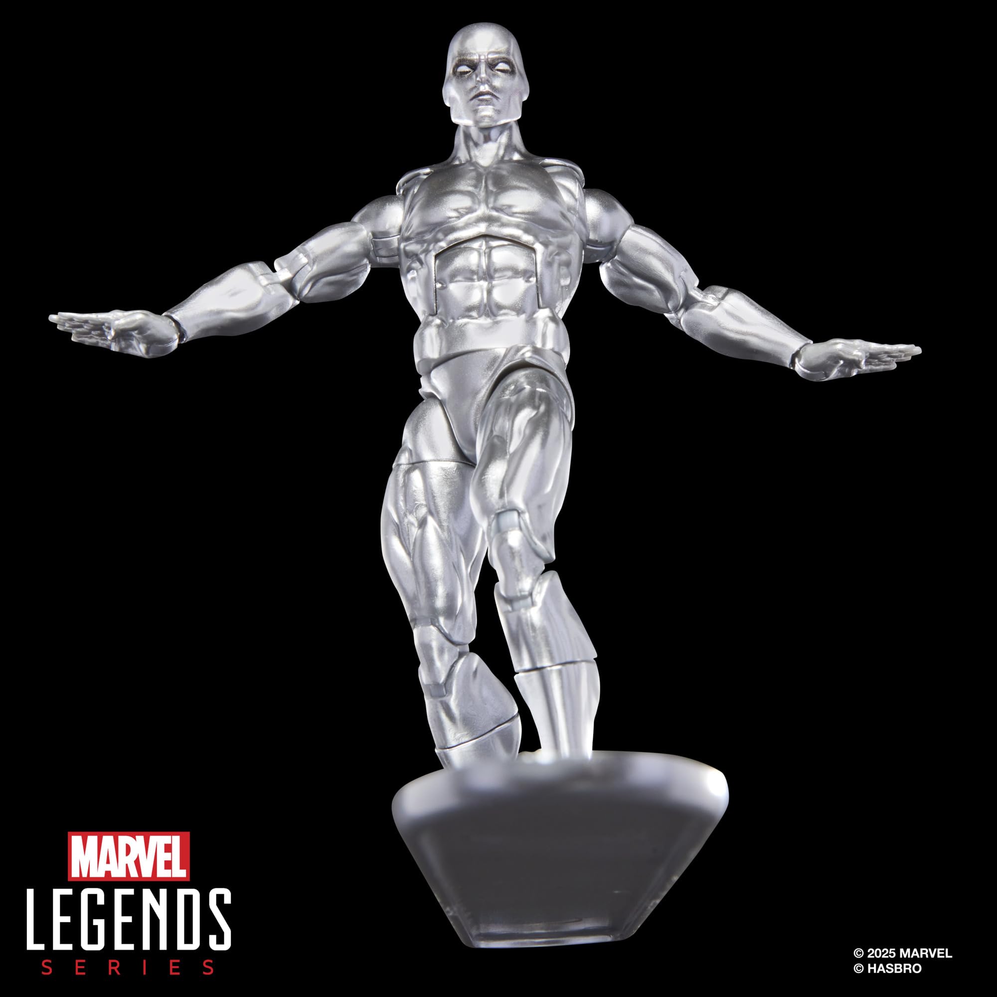 Marvel Legends Series Silver Surfer Action Figure - 6-Inch Collectible with Comic-Inspired Design