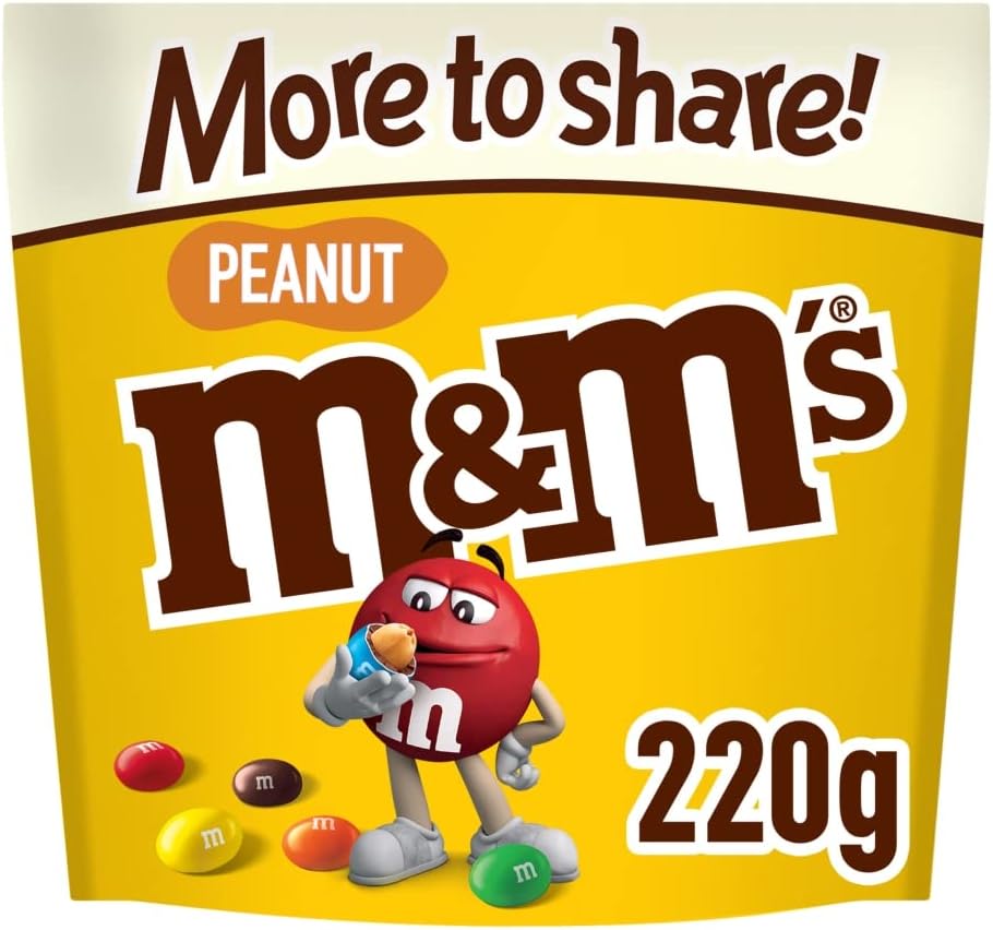 M&M's Peanut Chocolate More to Share Pouch 220g