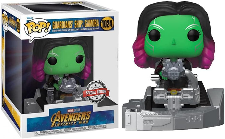 Funko Pop! Marvel Avengers: Infinity War - Gamora Deluxe Vinyl Figure with Guardians' Ship (Exclusive)