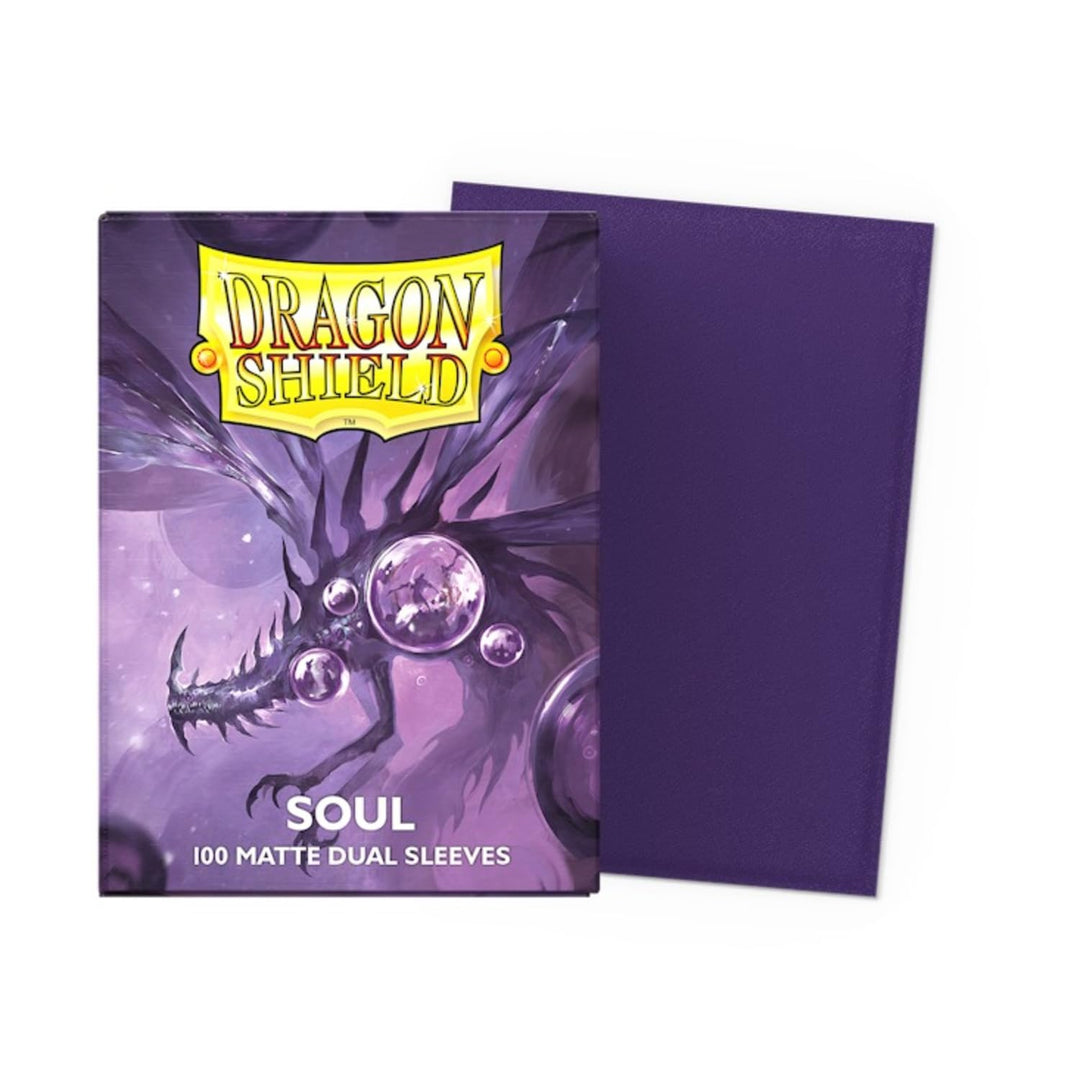 Arcane Tinmen Dragon Shield Matte Sleeves - Dual Soul (Metallic Purple) (ART15062)