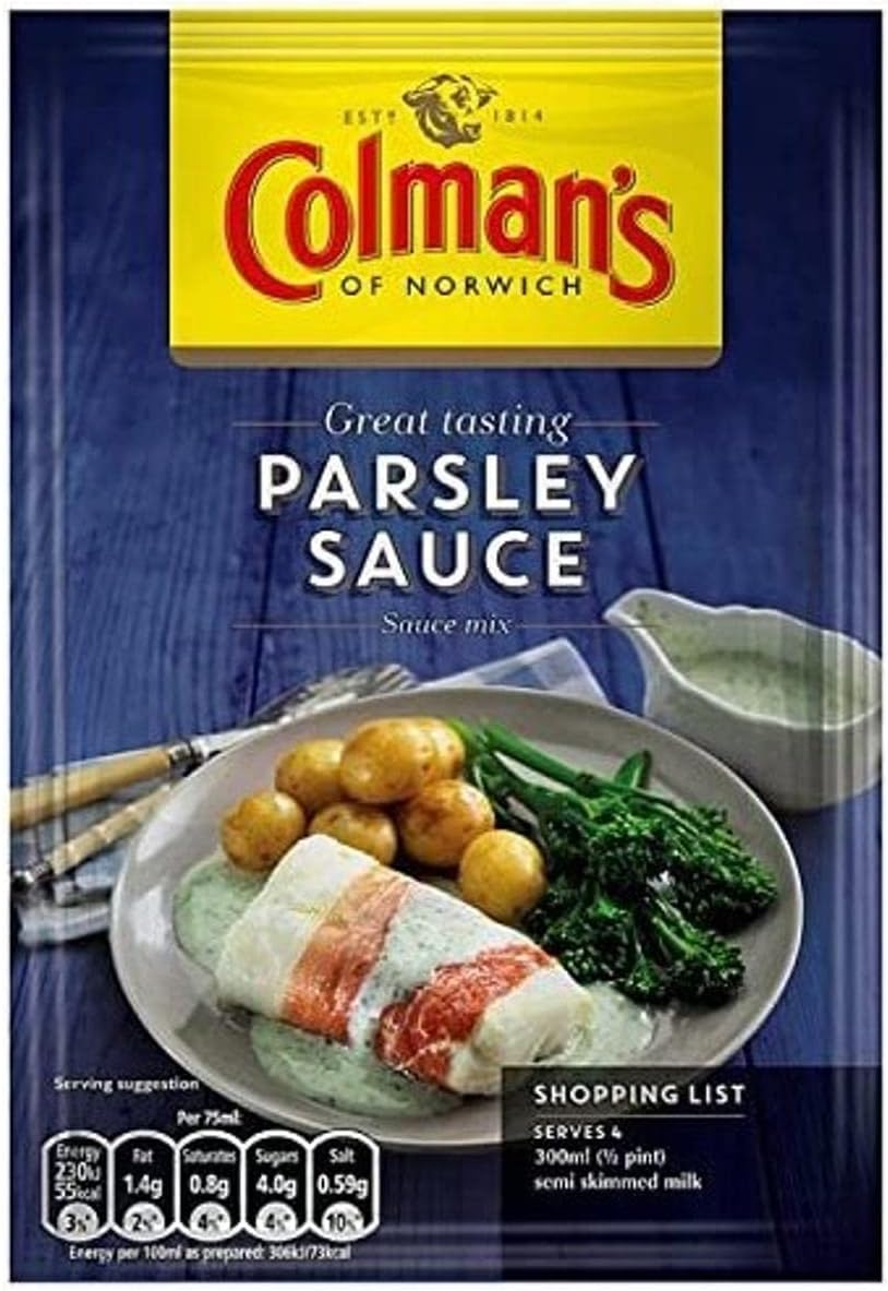 Colman's Parsley Sauce Mix with Nutmeg, 20g - Vegetarian, No Added MSG
