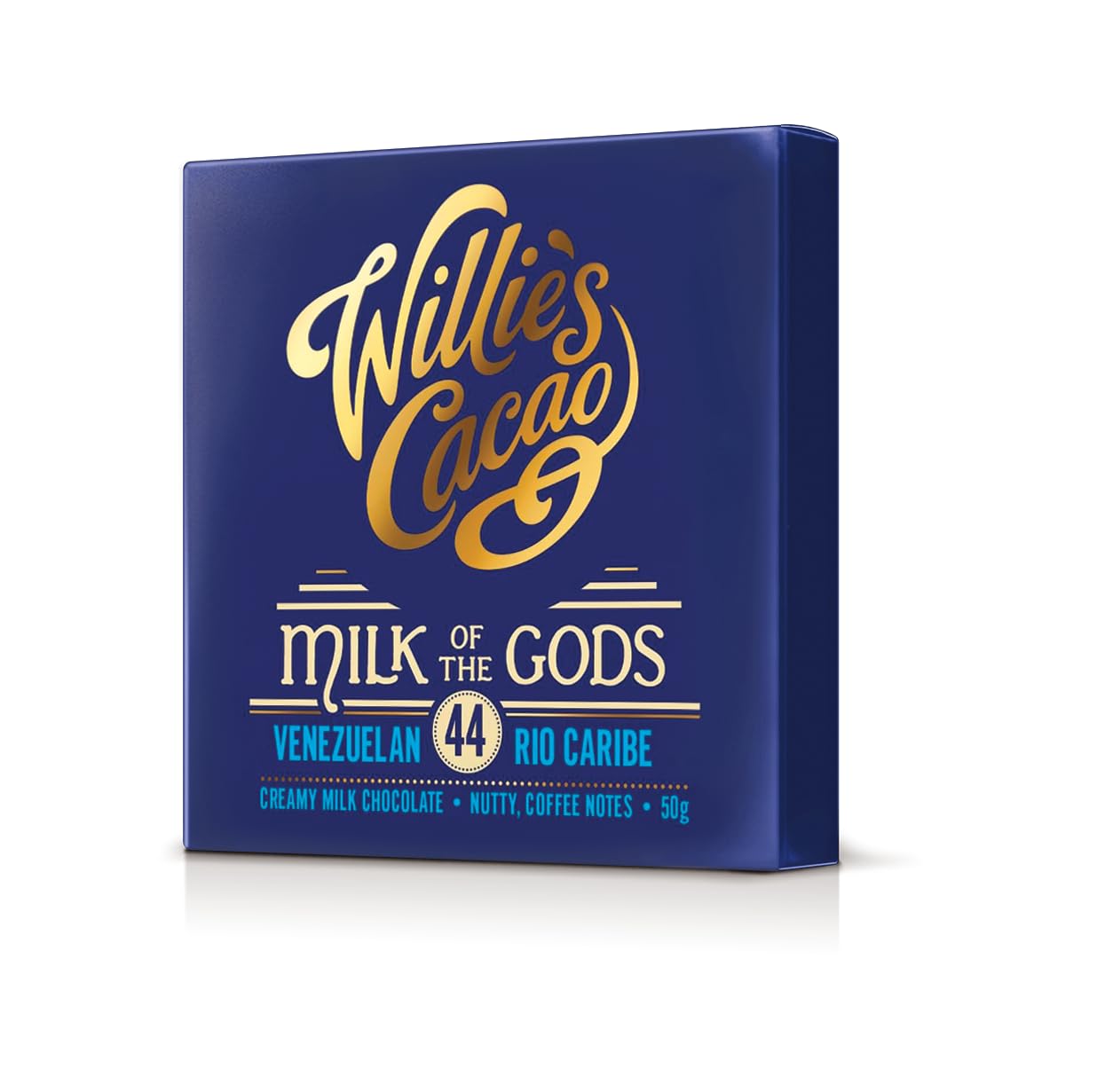 Willie's Cacao Bar - Milk of the Gods 44% Milk Chocolate - 50g Artisan Bean to Bar