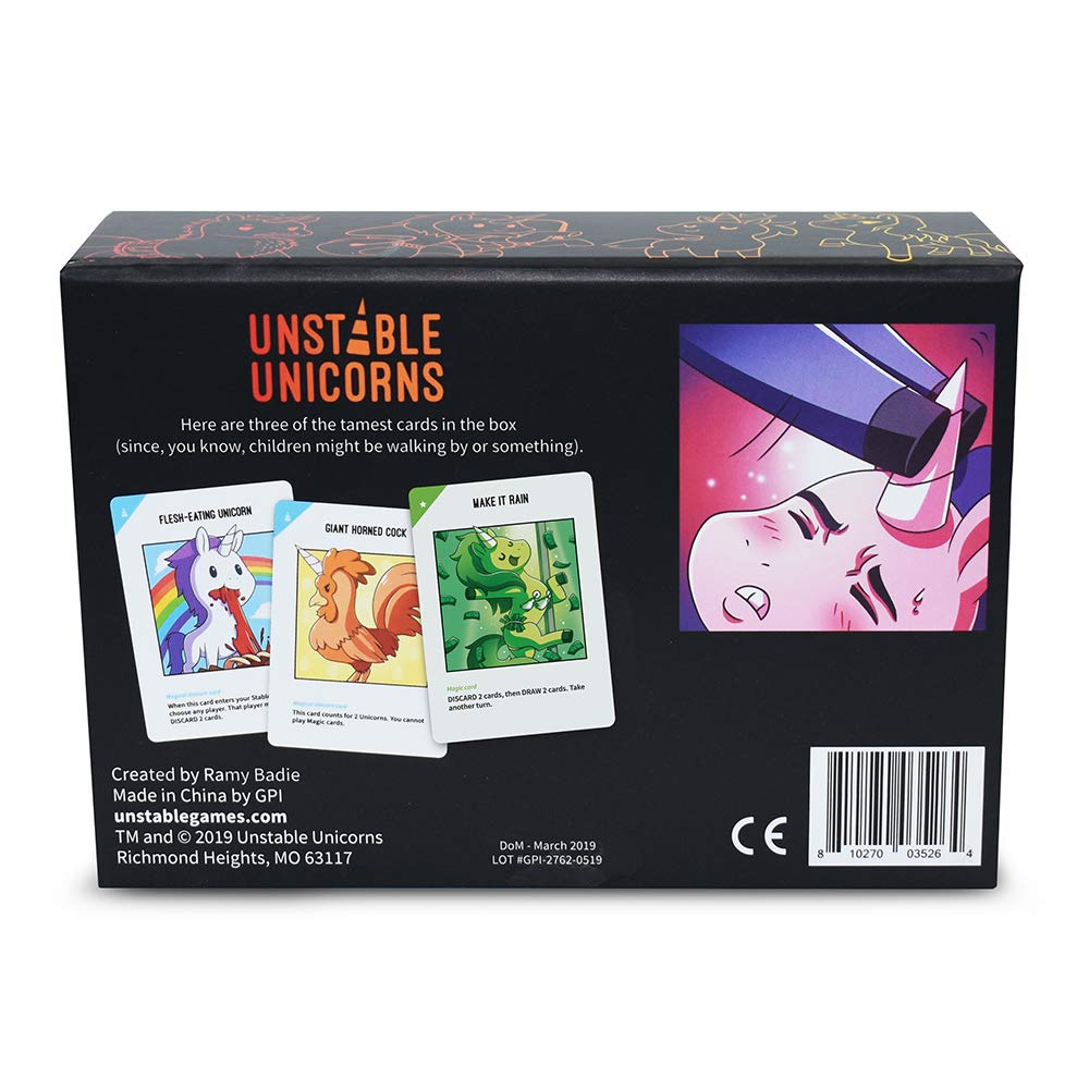 Unstable Games Unstable Unicorns NSFW Edition Card Game