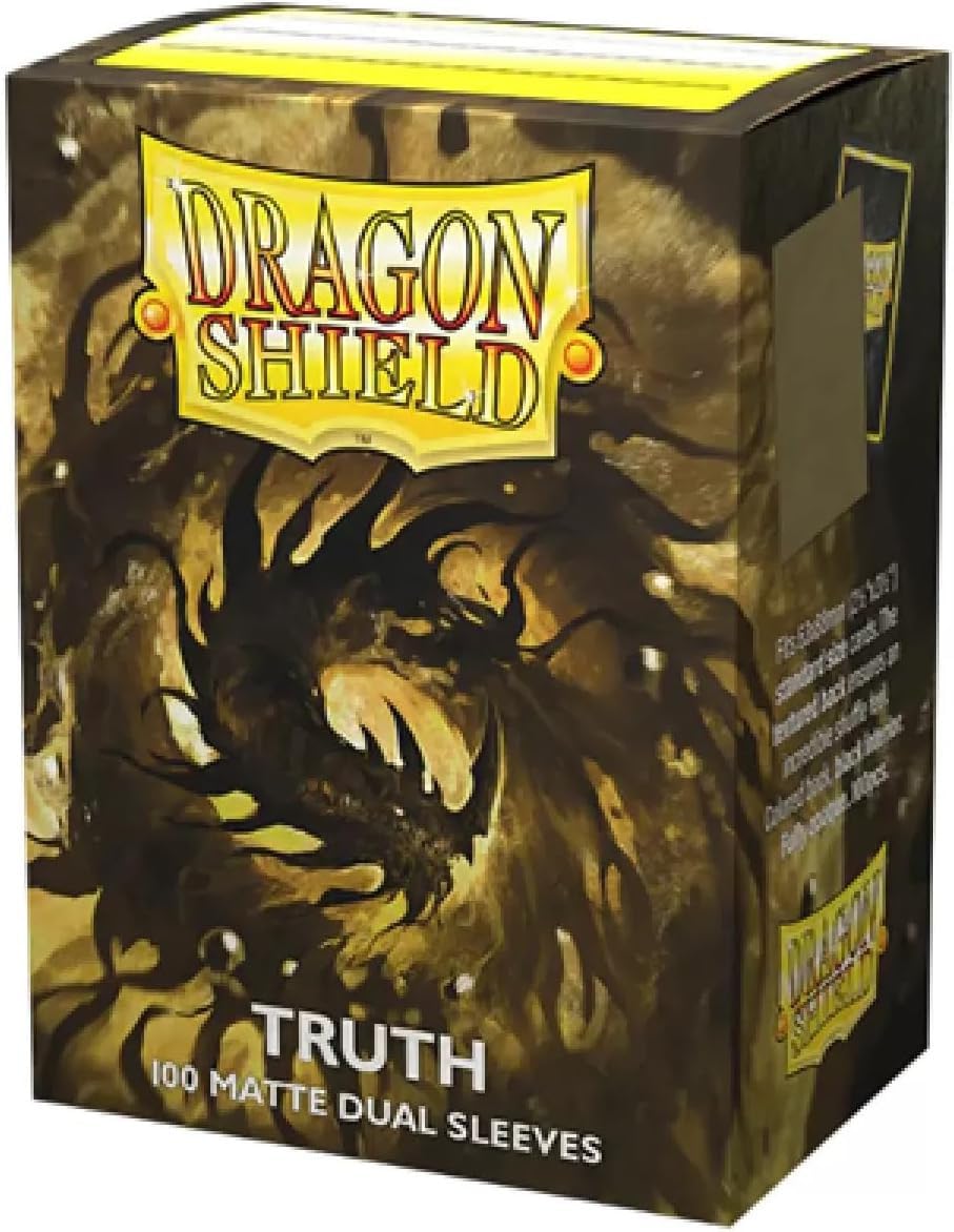 Dragon Shield Dual Matte Sleeves - Truth (100 Count) Gold