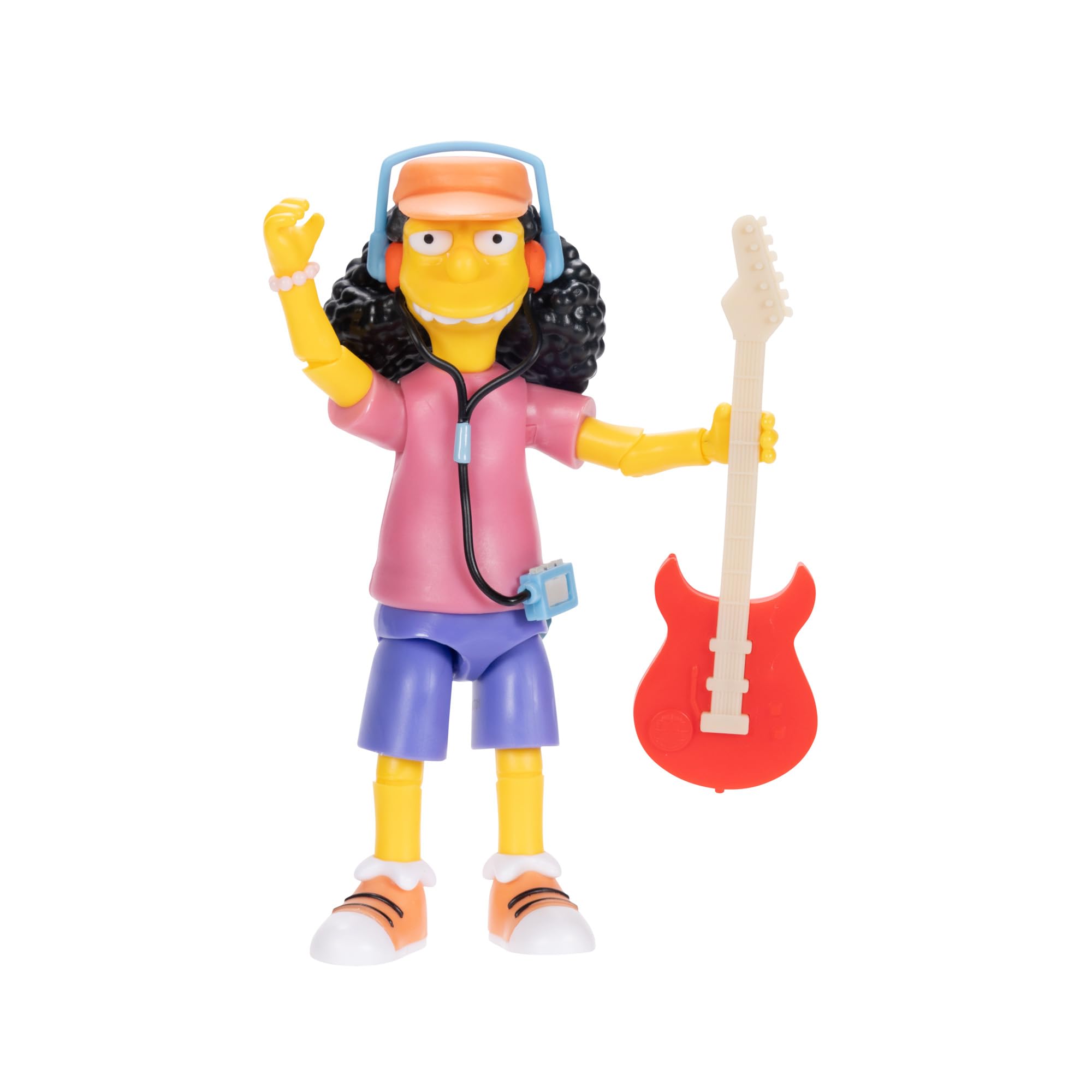 The Simpsons Otto 12.7cm Collectible Action Figure with Electric Guitar - JAKKS Pacific