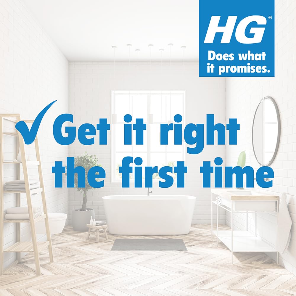 HG Power Gel Brush Grout Cleaner - Fast-Acting Gel with Built-in Brush | 250ml