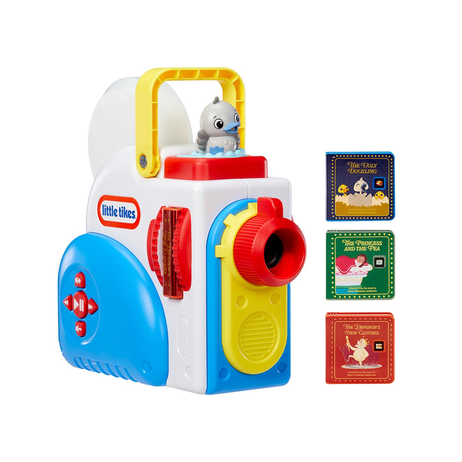 Little Tikes Story Dream Machine Starter Pack - Light, Sound & Audio Projector with 3 Fairytale Stories