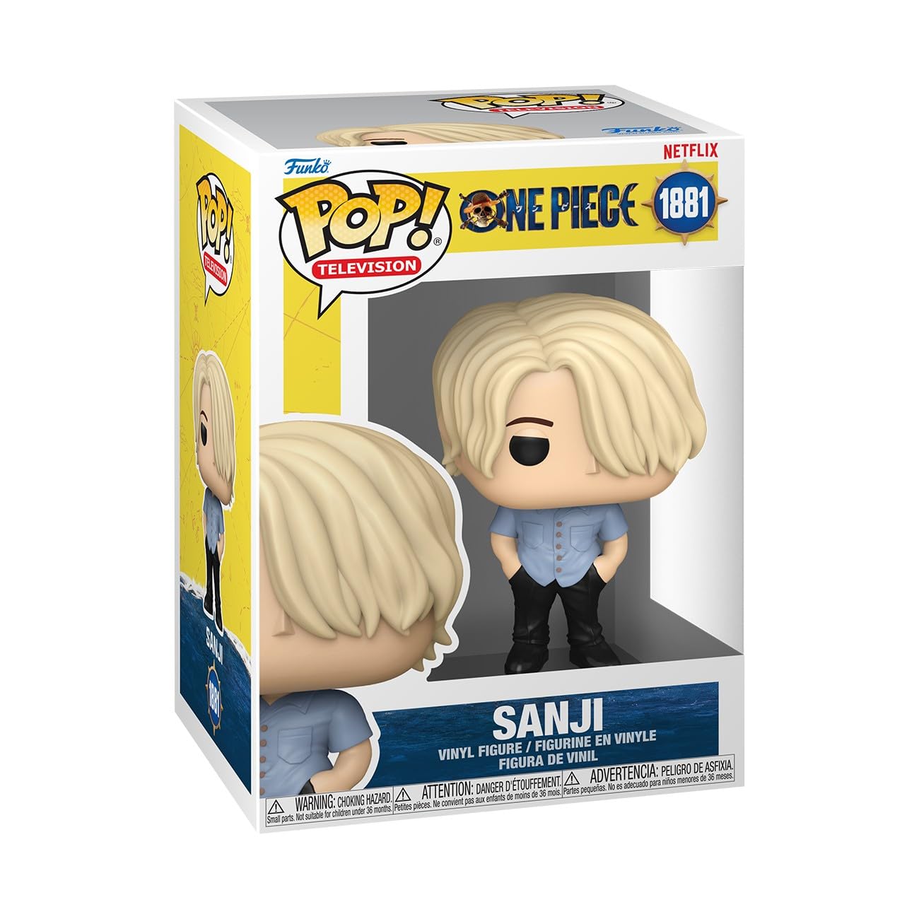 Funko POP! Television: Sanji (LA) - One Piece Collectible Vinyl Figure | 3.75 in
