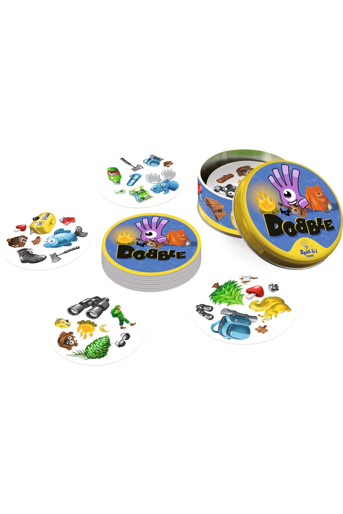 Asmodee Dobble Super Pack (Camping + Classic) Family Card Game for Ages 6 and Up 6