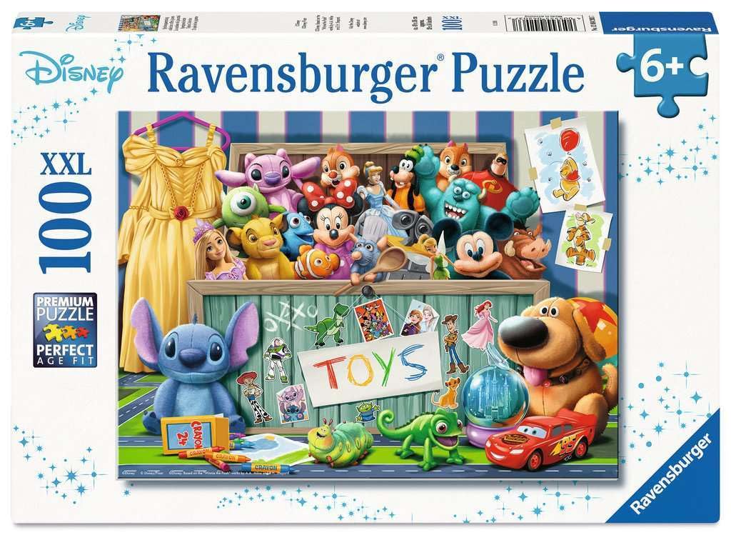 Ravensburger Disney Pixar Multicharacter XXL 100 Piece Jigsaw Puzzle for Children | 49 x 36cm | Ages 6+