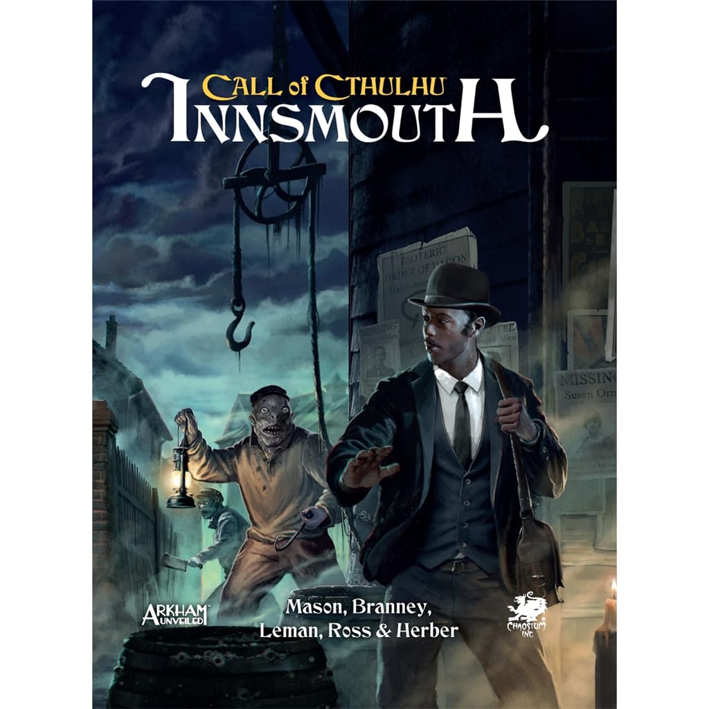 Chaosium Call Of Cthulhu: Innsmouth RPG Sourcebook - 110+ Locations, 80+ Characters