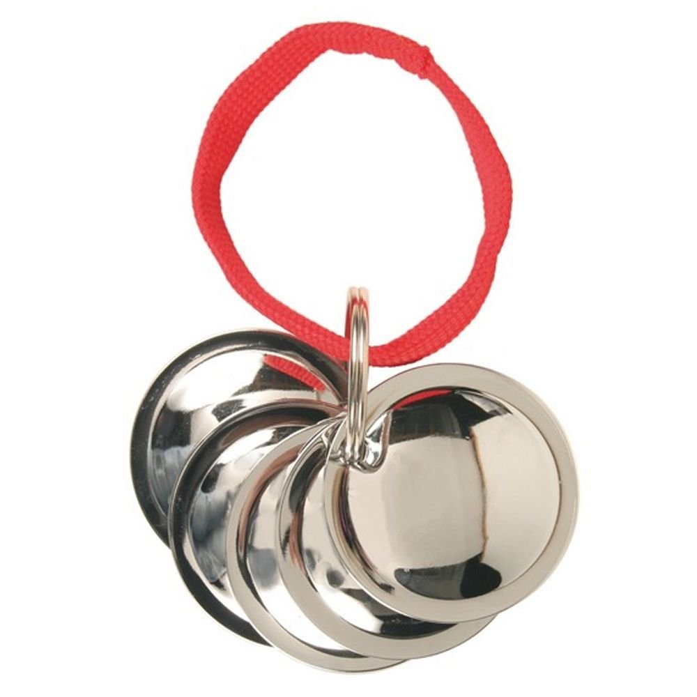 TRIXIE Dog Activity Training Discs - Sound Signal Agility Training | 5 Metal Discs | 4.5 cm Diameter