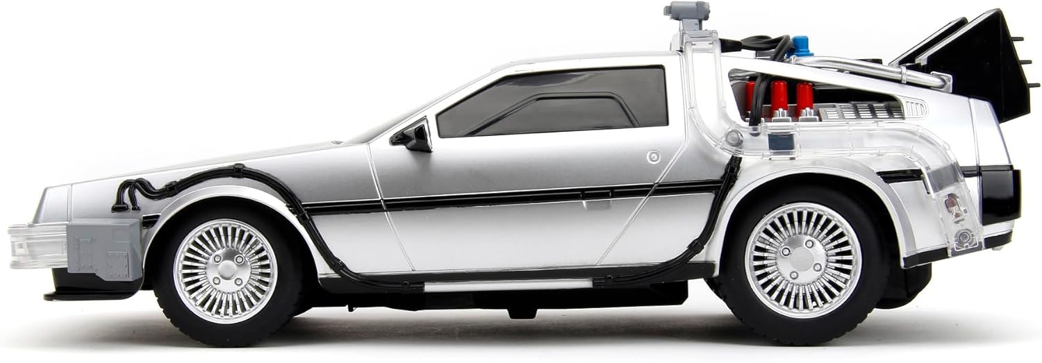 Jada Back to the Future Time Machine Remote Controlled Vehicle - 1:16 Scale, Black 3