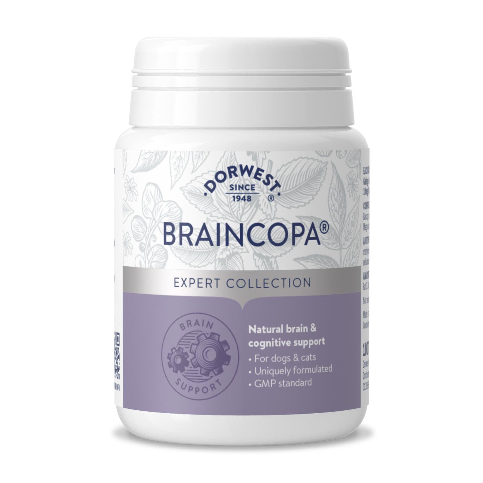 DORWEST HERBS BrainCopa Tablets for Dogs and Cats - Cognitive Support | 100 Count