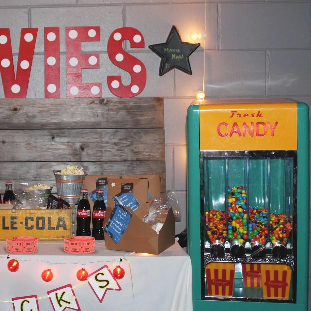 Unique Double Roll of Raffle Tickets - 500 Numbered Tickets in Red, Green, or Blue 3