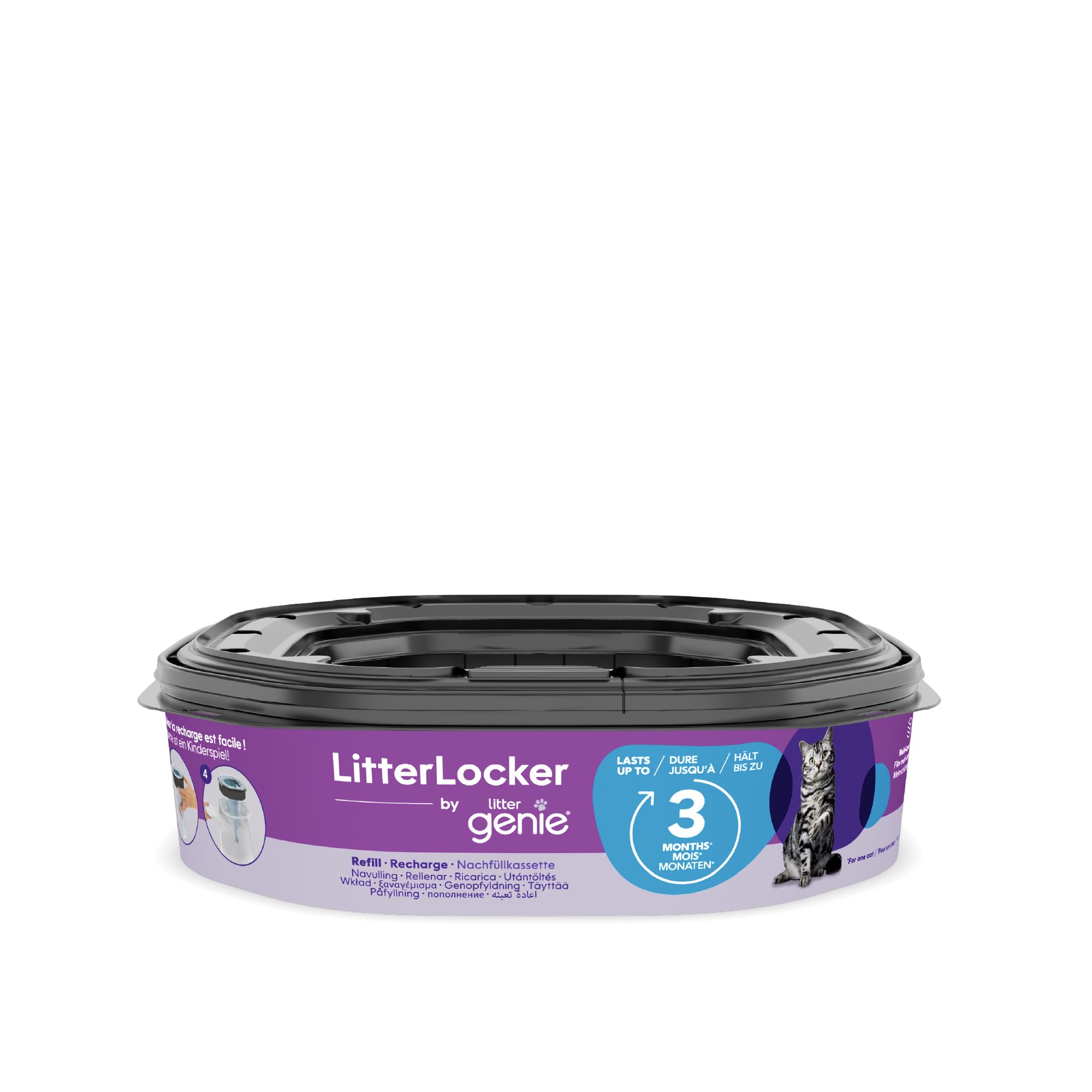Litter Genie LitterLocker XL Refill Cartridge - 50% More Capacity | Odor Barrier