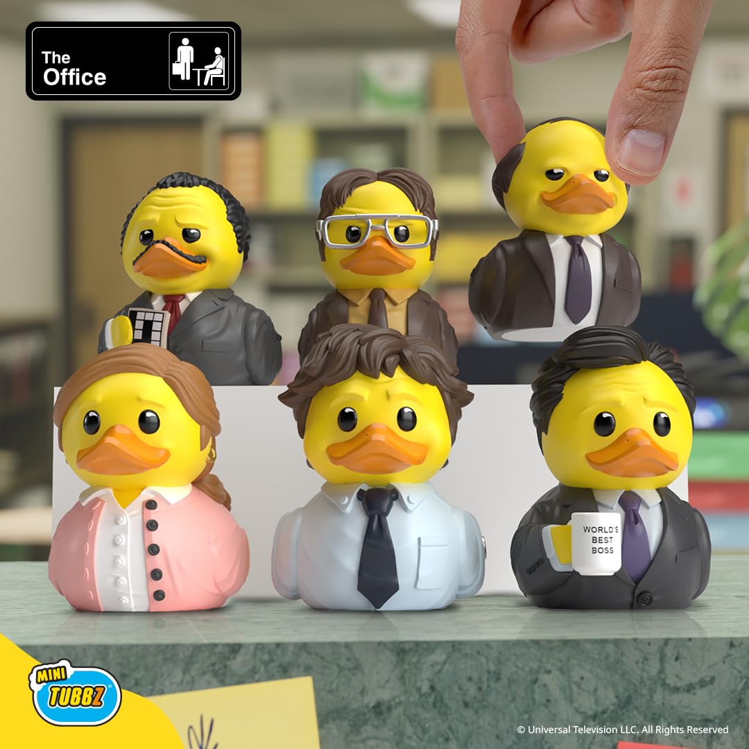 TUBBZ Mini: The Office - Pam Beesly Cosplaying Rubber Duck Vinyl Figure 4