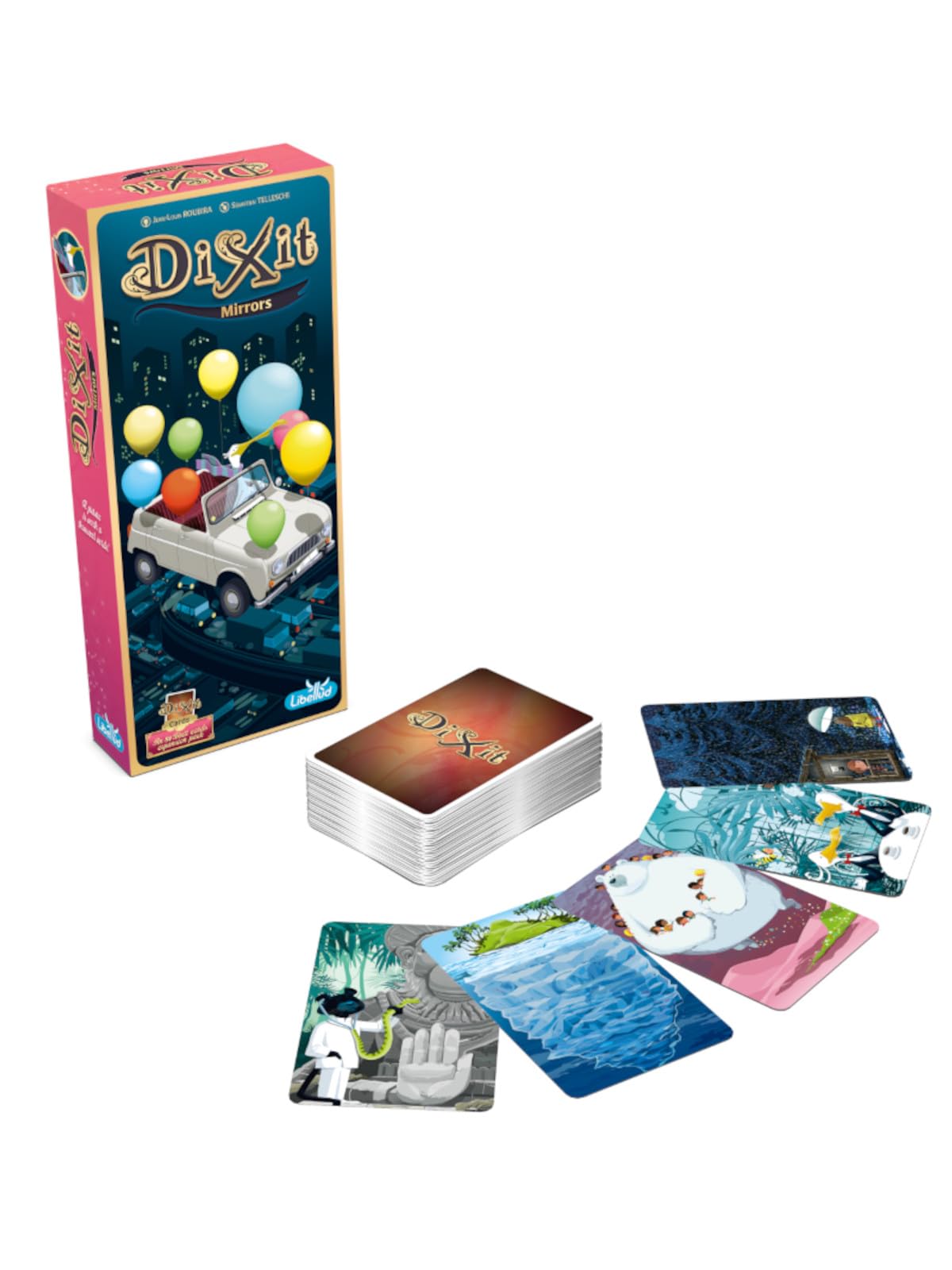 Asmodee Dixit: Mirrors Expansion - 84 Cards | Ages 8+ | 3-6 Players | 30 Min 3