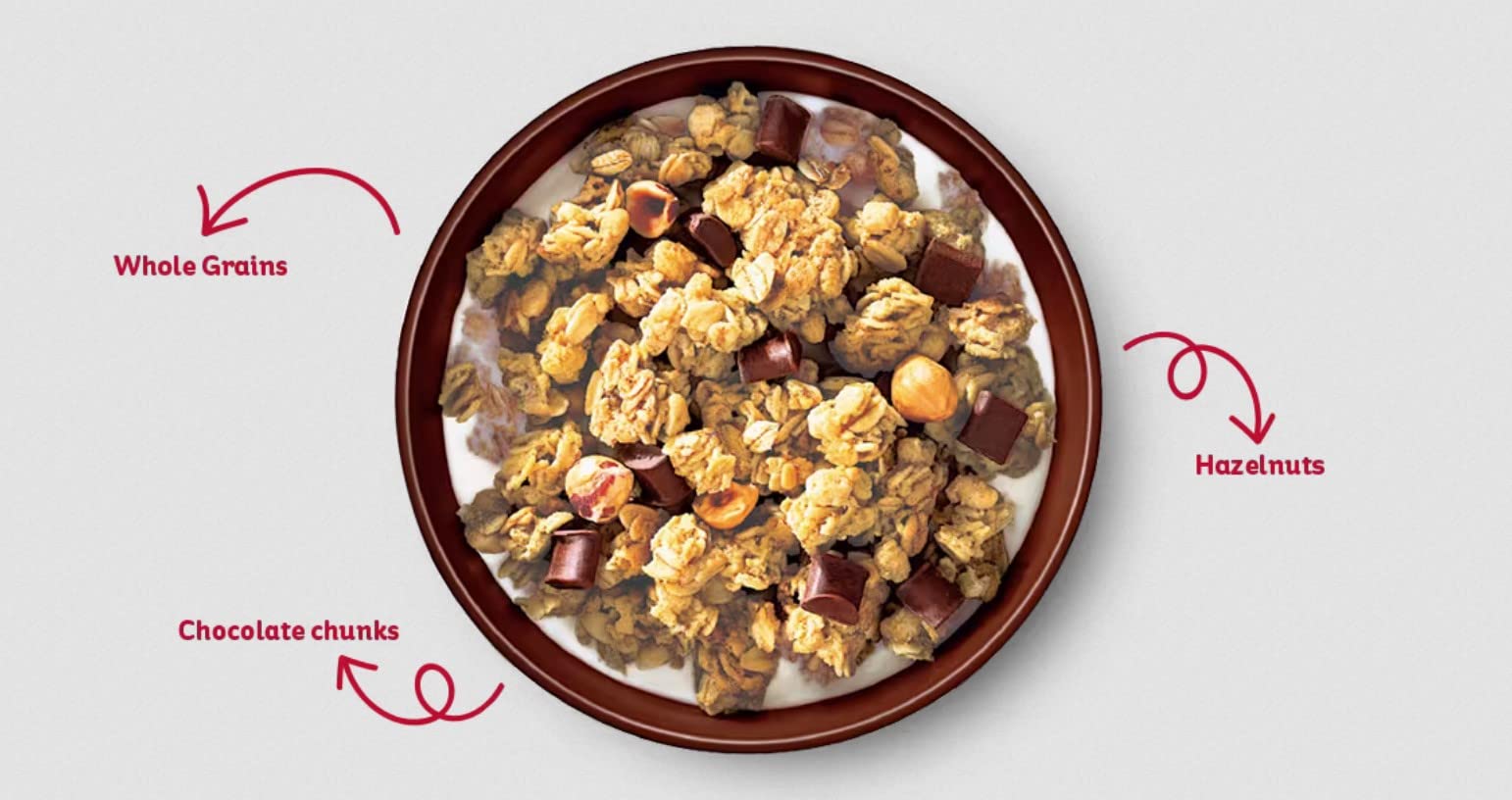 Kellogg's Crunchy Nut Hazelnut & Chocolate Granola Bag 380g 4