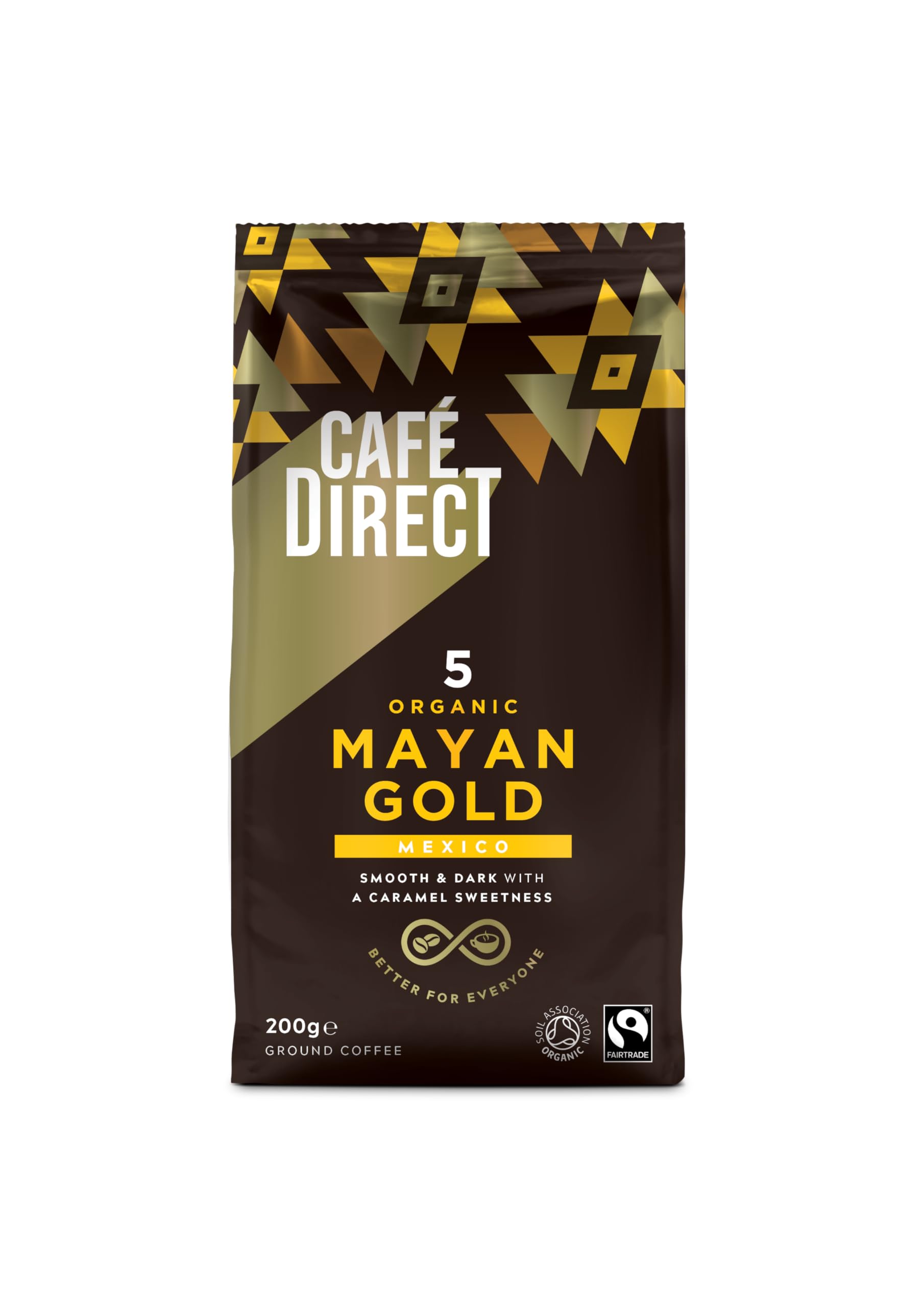 Cafédirect Mayan Gold Mexico Organic Fairtrade Ground Arabica Coffee 200g 5