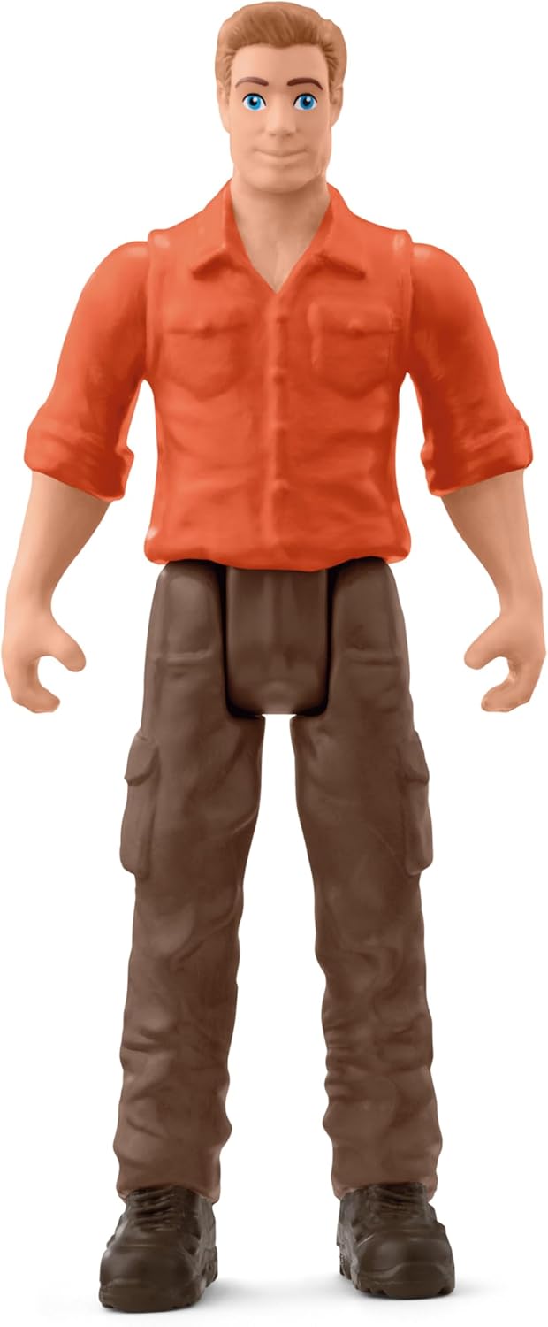 schleich 42659 FARM WORLD Working in the Forest Playset - Action Figures & Vehicles for Ages 3+