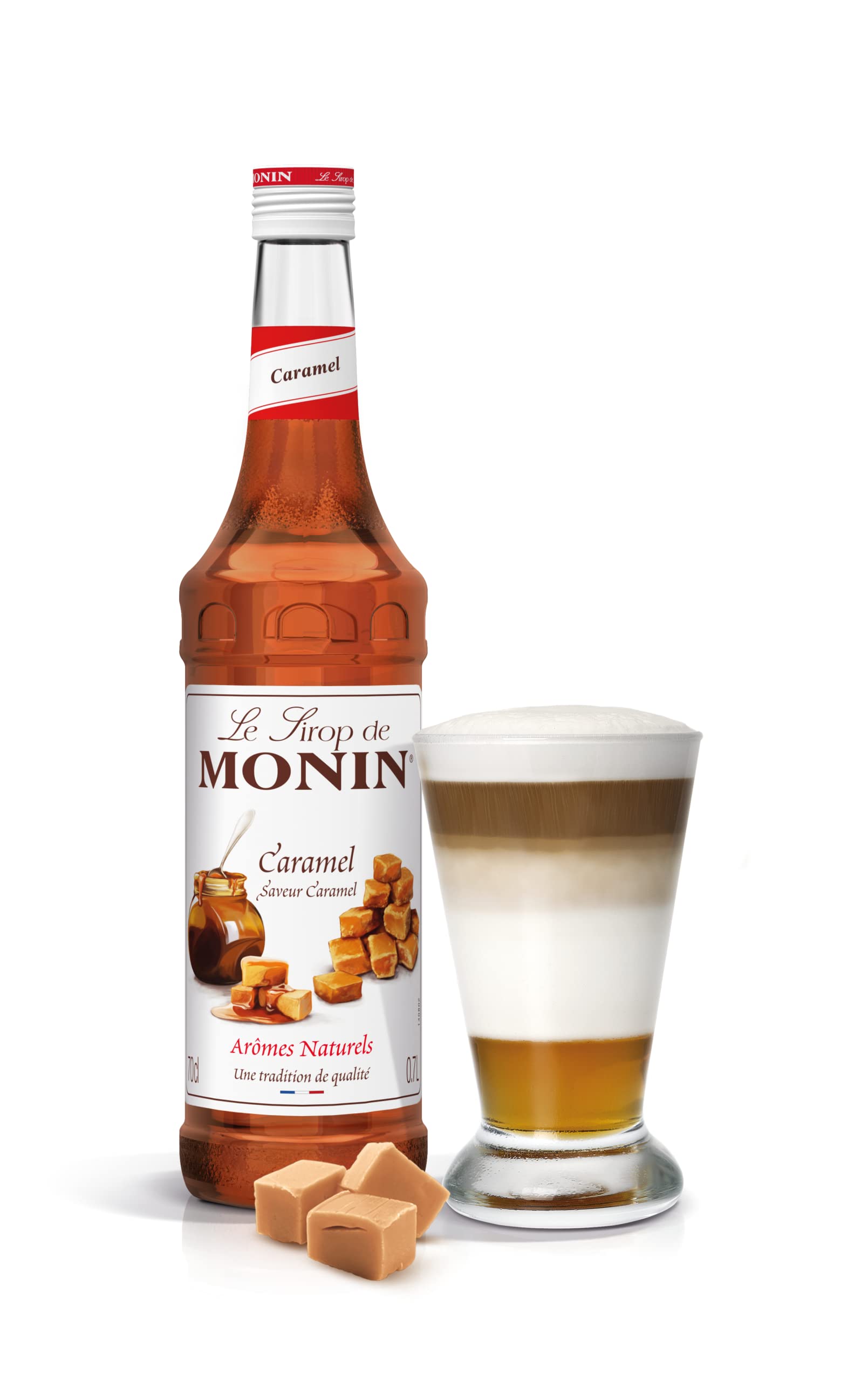 MONIN Premium Caramel Syrup 1L - Vegan, Allergen-Free, Natural Flavouring for Coffee, Cocktails & Desserts 5