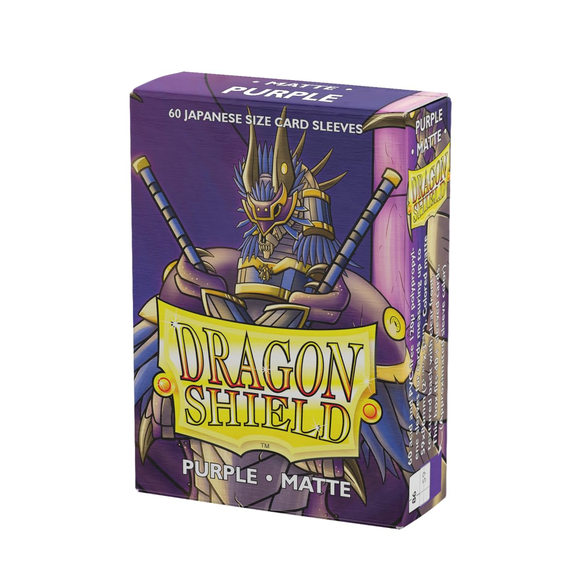 Dragon Shield Japanese Size Matte Purple Card Sleeves (60 Pack)