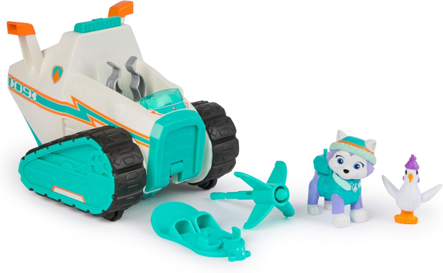 Paw Patrol Everest Deluxe Snowmobile with Projectile Launcher - Ages 3-9