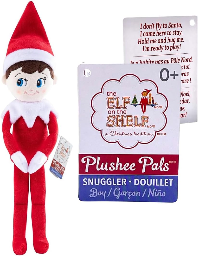 Elf on the Shelf Plushee Pal Snuggler - 12" Cuddly Plush Boy Elf 3