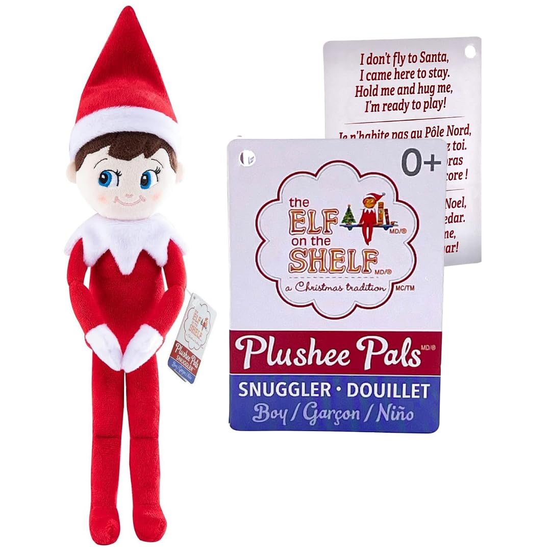 Elf on the Shelf Plushee Pal Snuggler - 12" Cuddly Plush Boy Elf 9