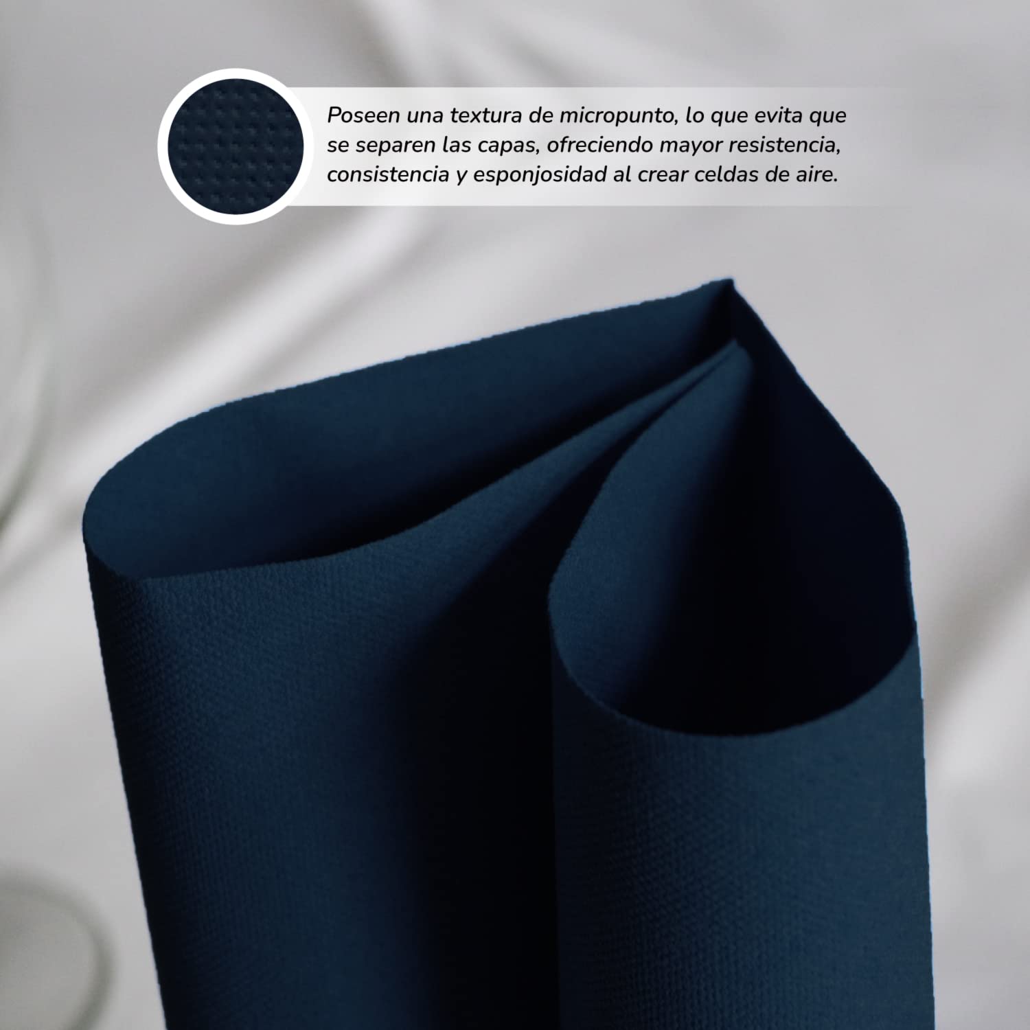 Hostelnovo Black Micro-Quil Paper Napkins - Pack of 600 Disposable Cocktail Napkins