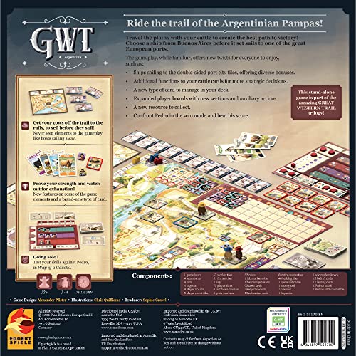 Plan B Games Great Western Trail: Argentina Board Game 5