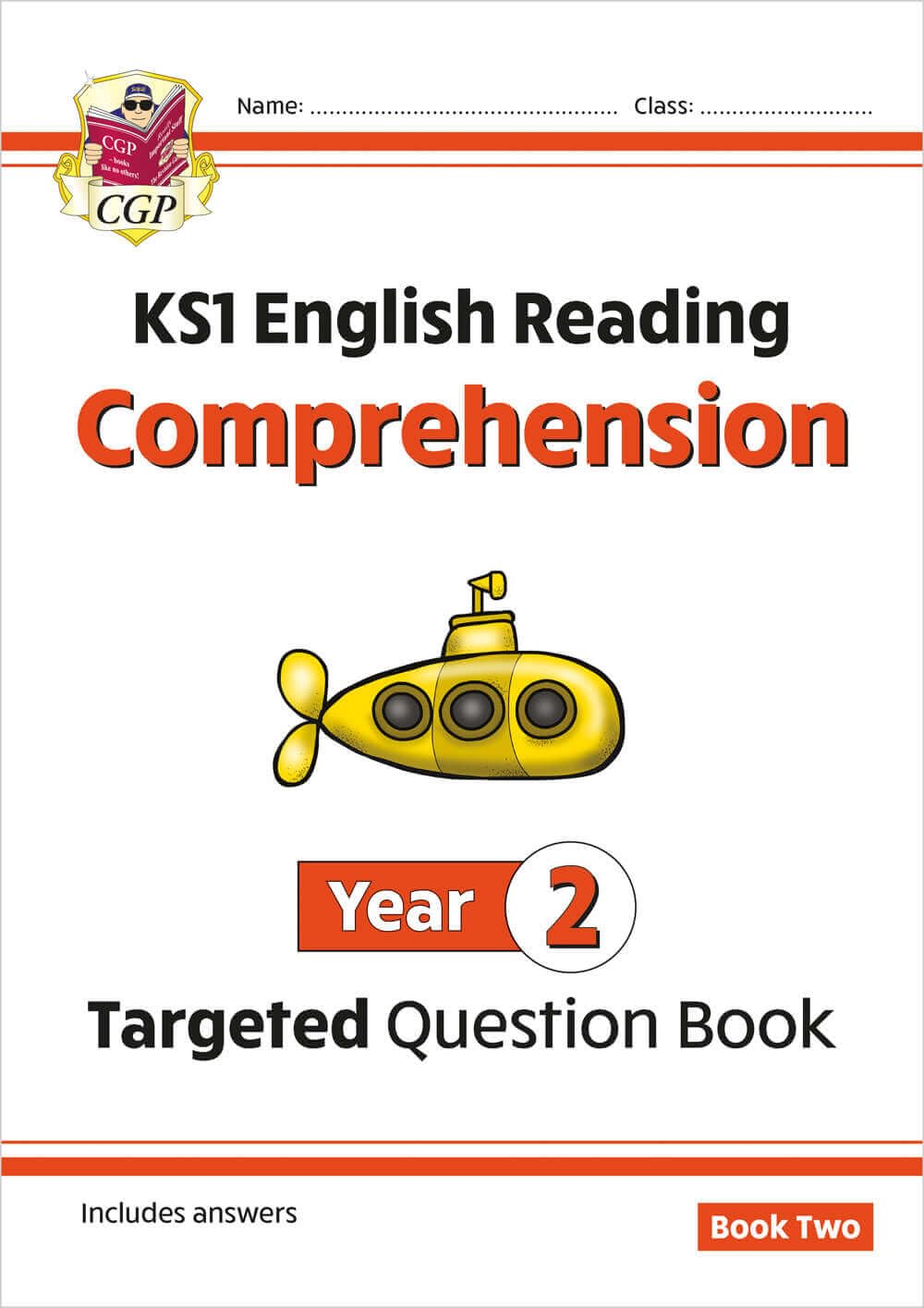 CGP Books New KS1 English Targeted Question Book: Year 2 Comprehension - Book 2 | Ages 6-7 | Paperback