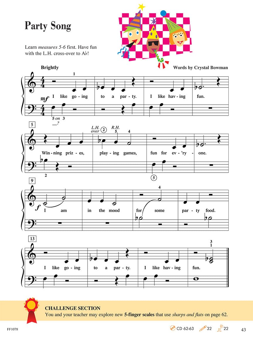 Faber Piano Adventures - Level 1 Lesson Book 2nd Edition | Paperback | English 6
