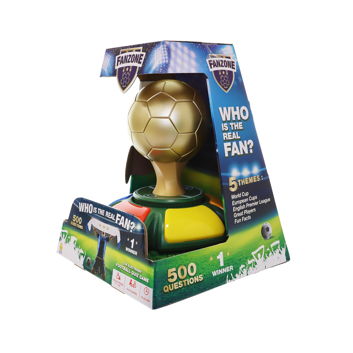 Fanzone Football Trivia Board Game with 500 Questions 3