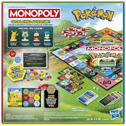 Monopoly Pokémon Edition Board Game - English Version 10