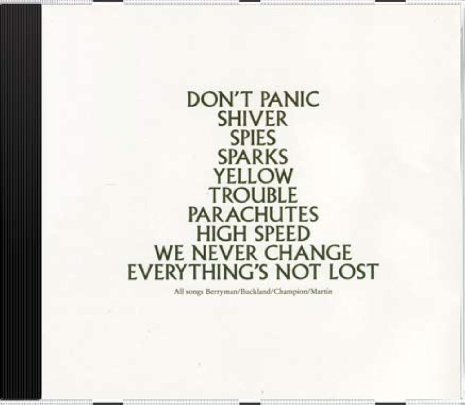 Coldplay - Parachutes Audio CD 4