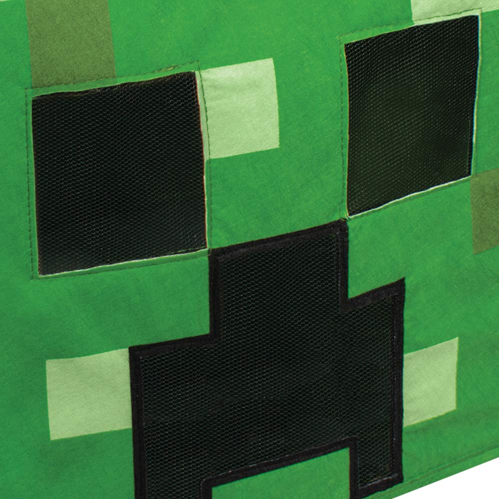 Disguise Minecraft Creeper Block Head Headpiece 3
