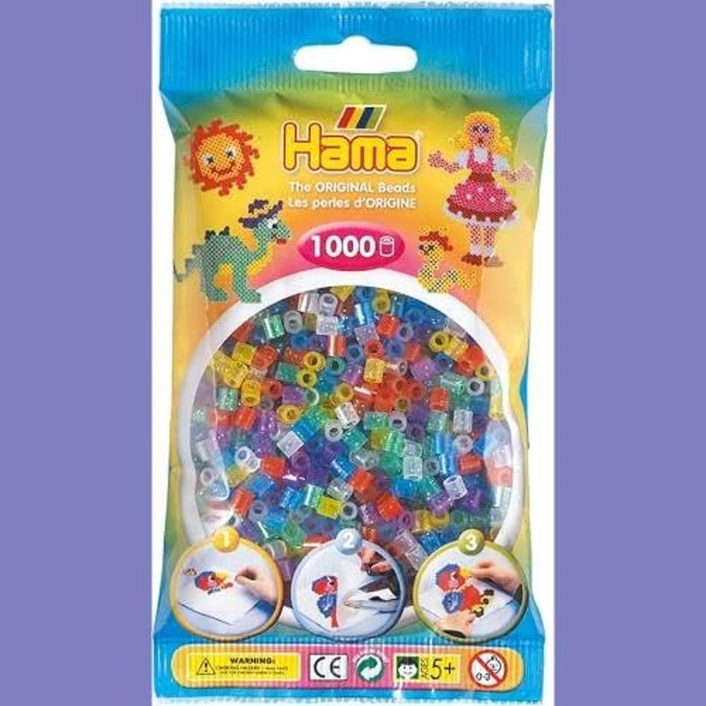 Hama Beads Bag - 1000 Midi Fuse Beads for Mosaic Art Craft | Mix 54 | Ages 3+