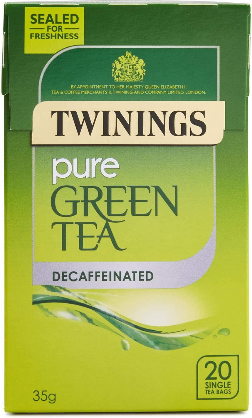 Twinings Decaf Pure Green Tea, Pack of 20 Tea Bags