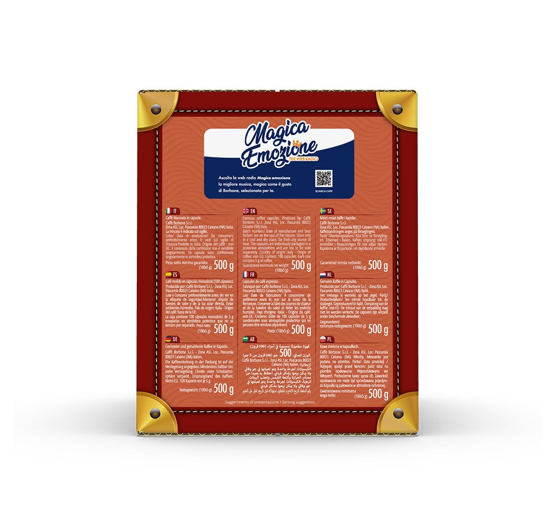 Caffè Borbone Respresso Dek Decaffeinated Coffee Blend - 100 Capsules 3