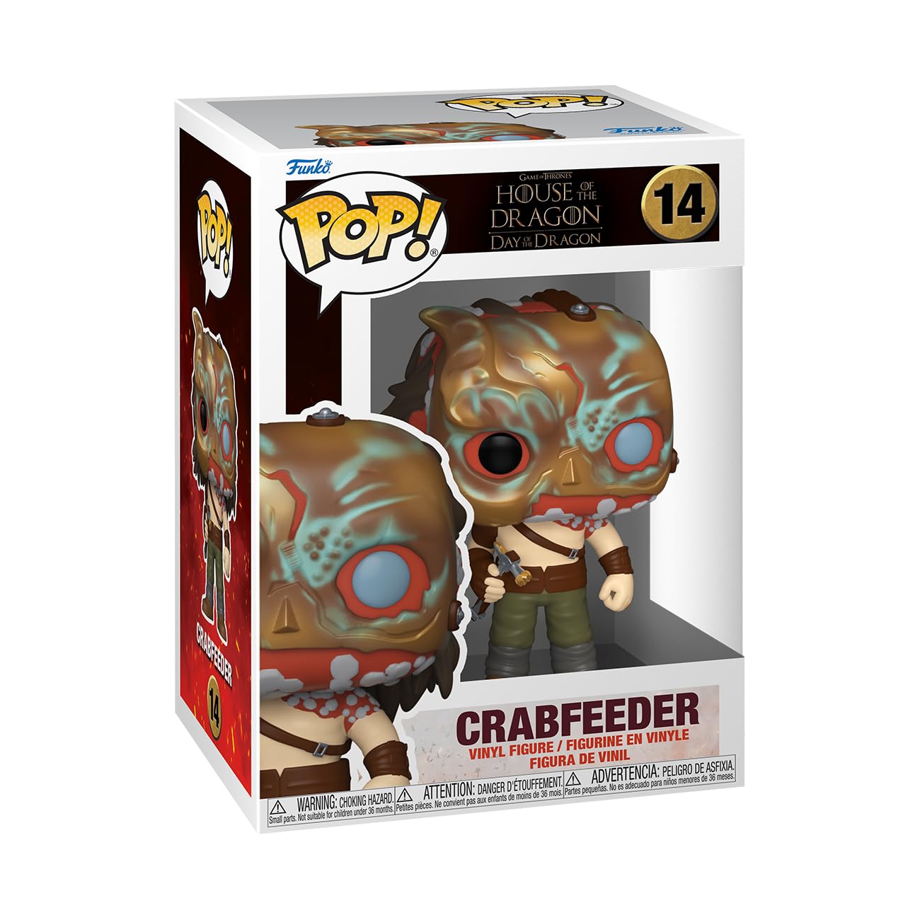 Funko House of the Dragon Crab Feeder Chibi Character - 3.75 Inch Vinyl Figure