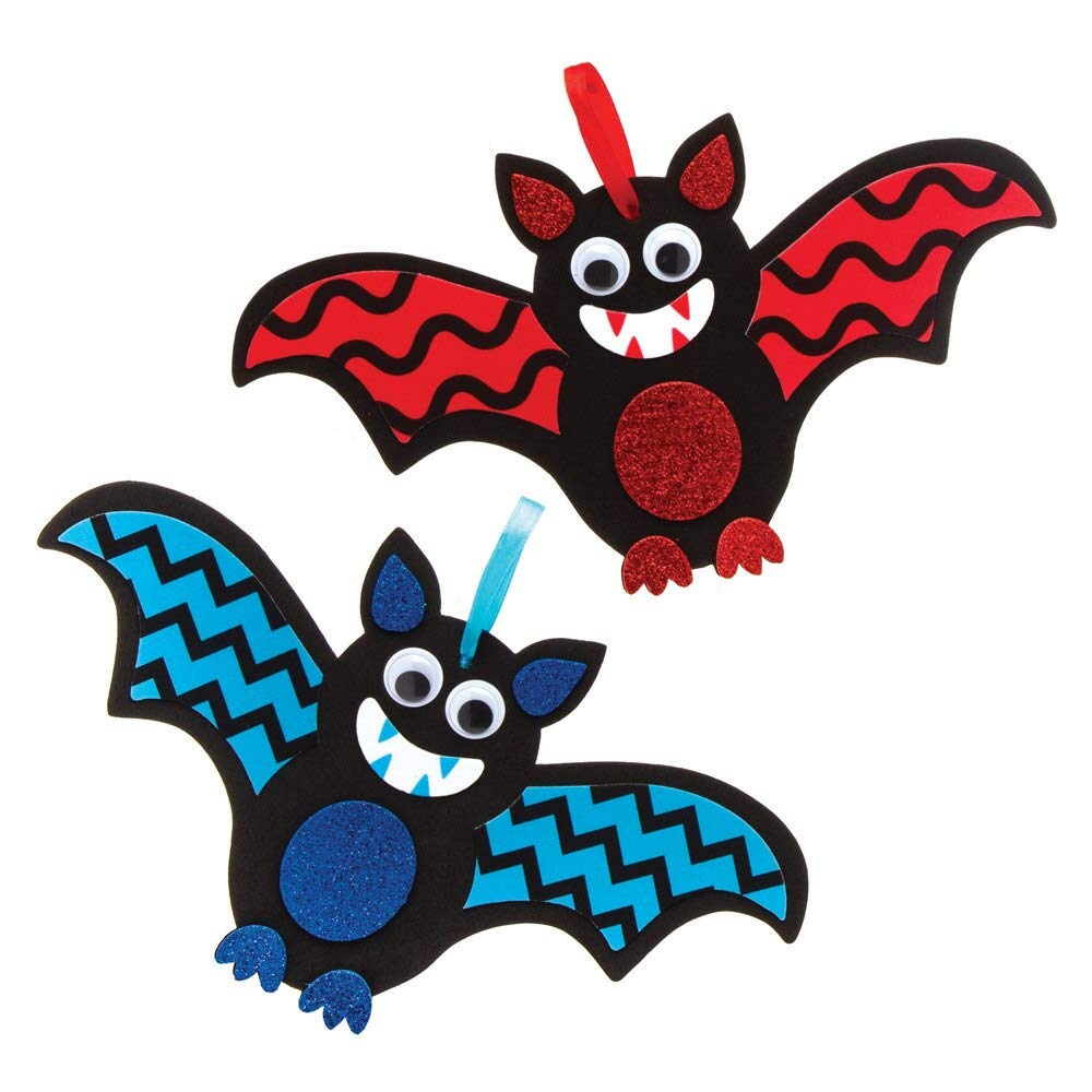 Baker Ross AW769 Halloween Bat Decoration Kit - Foam Craft for Kids Ages 3+ 3