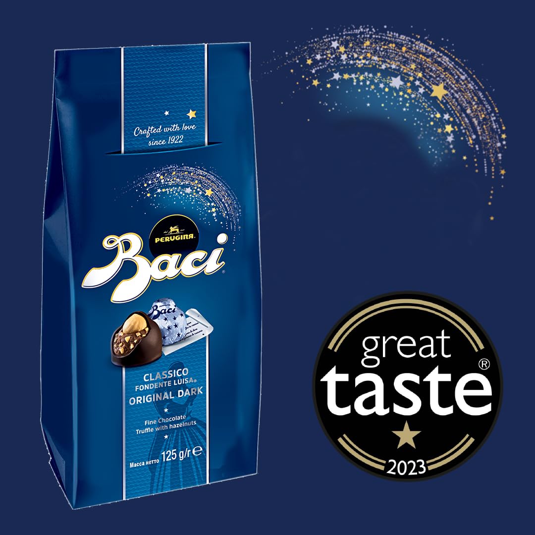 Baci - Original Zartbitterschokoladen-Pralinentrüffel mit Haselnuss, 125g 10