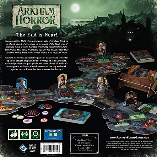 Fantasy Flight Games Arkham Horror Third Edition Base Game 6
